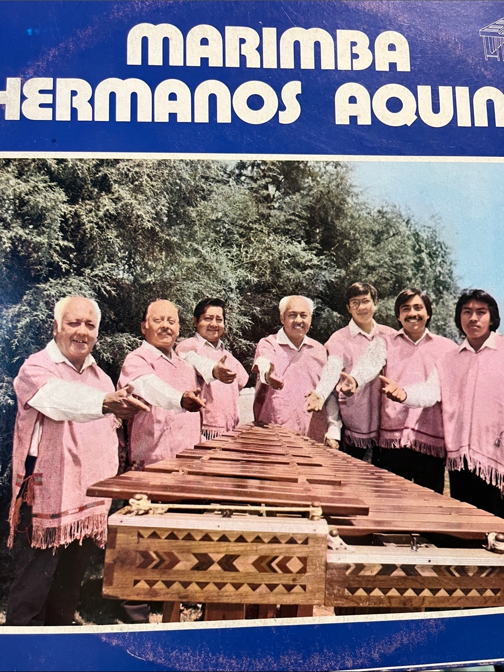 Record disco Lp Marimba autografiado